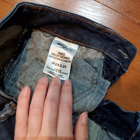 Silver Joga Aiko High Skinny Jeans - Picture 5 of 5